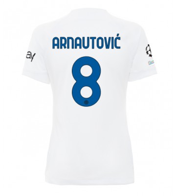 Inter Milan Marko Arnautovic #8 Replika Udebanetrøje Dame 2023-24 Kortærmet